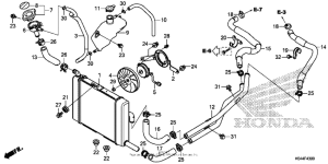 NSS300 (ABS) Радиатор