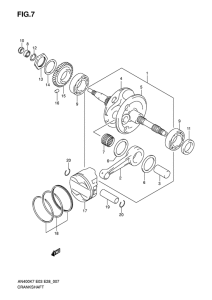 AN400 (ABS) Вал коленчатый