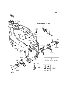ZX600 Детали рамы (фронт)