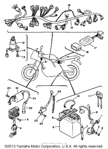 SRX250TC Электрика
