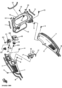 FJ1200 FJ1200B Cowling comp