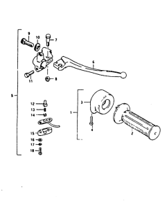 TS125 Right handle switch