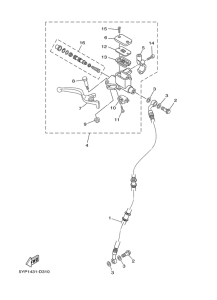 T135FI Главный тормозной цилиндр
