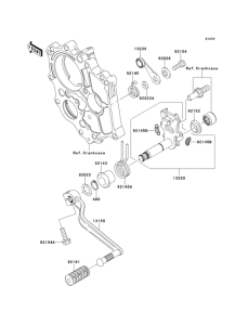 ER650 Механизм переключения передач