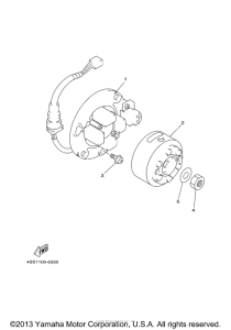 YZ125N1 Генератор