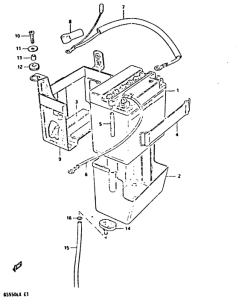 GS550 Аккумулятор