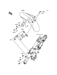ER300 Крыло переднее