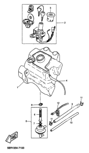 YQ50 Топливный бак