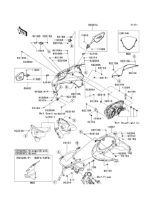 EX250 カウリング