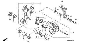 SRX90 Передний суппорт