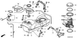 GL1800 (ABS) Tank fuel