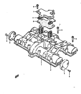 GS1000 Крышка головки цилиндров