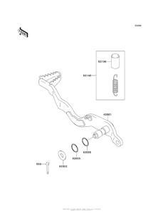  Педаль тормоза