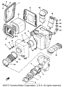 XT500G Впускная система