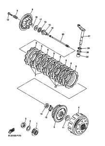 WR450F Бендикс
