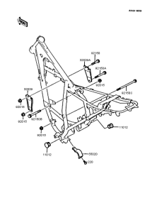 KMX200 Рама ,крепежные детали
