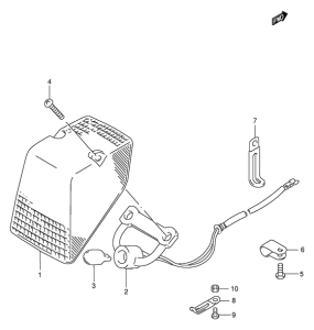 RMX250 Задний фонарь