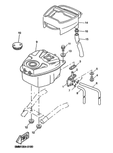 CW50 Топливный бак