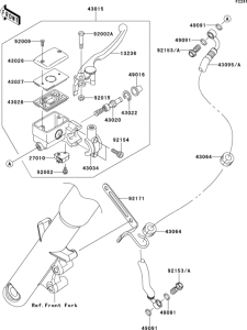 VN900 Главный тормозной цилиндр