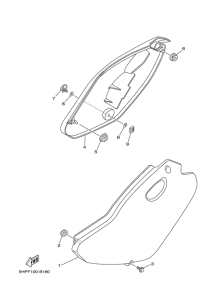 TTR125L Боковые обтекатели