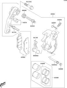  Передний тормоз