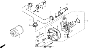 GL1500 Водяной насос
