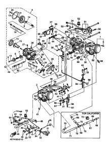 XVZ13TF XVZ13TFR Carburetor assy