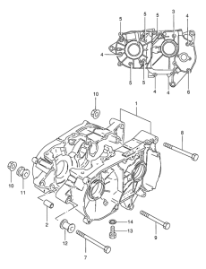 TS50 Картер двигателя
