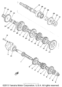 TY175C Трансмиссия