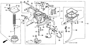 CH125 Carburetor assy