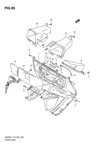 AN650 (ABS) Багажник передний