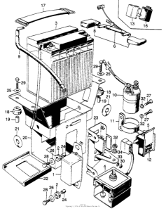 CB750 Аккумулятор