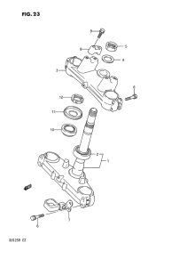 RM125 Траверса нижняя