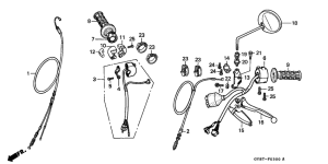 CRM50R Handle lever / switch /  cable