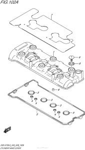 GSX-S750 Крышка головки цилиндров