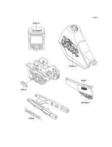KL250 Decals(kl250-d11 / d12 / d13)