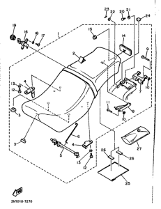 XV535SE Сиденье
