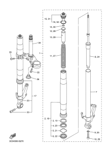 FZ1-N Передняя вилка