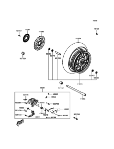 SC300 Переднее колесо