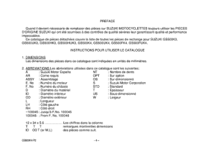 GS500 Catalog preface