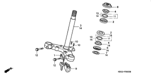 CB250 Траверса нижняя