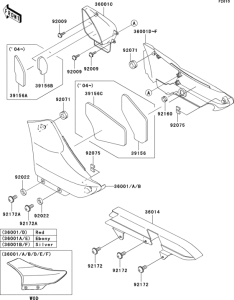 BN125 Side covers / chain cover(1 / 2)