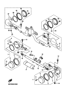 XVS650A Проблесковый световой сигнал