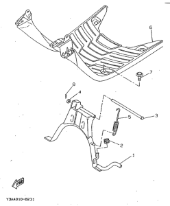CW50 Stand. footrest