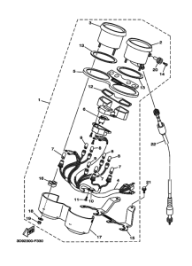 YBR125ED Измерительный прибор