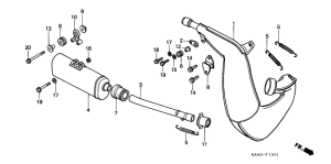 CR250R Глушитель