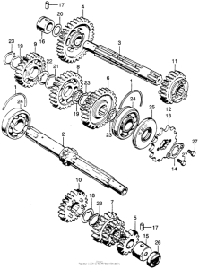 SL175 Трансмиссия
