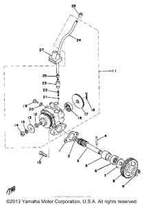 DT125C Масляный насос