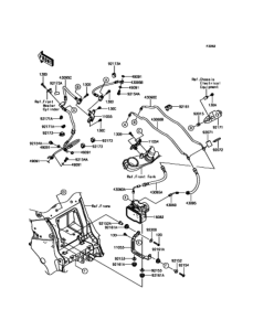 ZX1400 Тормозные трубки