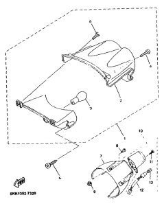 YN100 Schlussleuchte